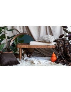 COZY CEVİZ AHŞAP BANK