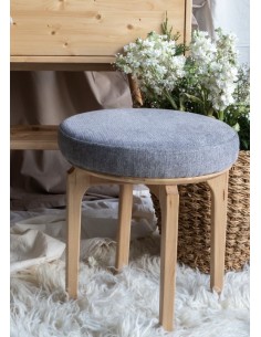 COMFY AHŞAP NATUREL TABURE