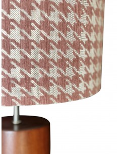 ROSA AHŞAP ABAJUR 2